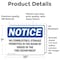 Signmission No Combustible Storage Permitted In This, 10 in W x Rectangle, Vinyl Decal OS-2PACK-NS-D-710-L-14456 - alternate 4